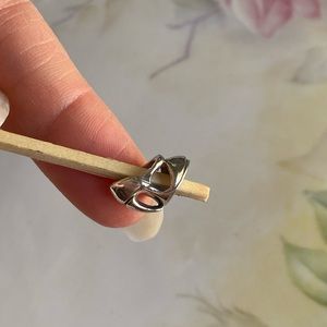 Trollbead High Heel bead- silver